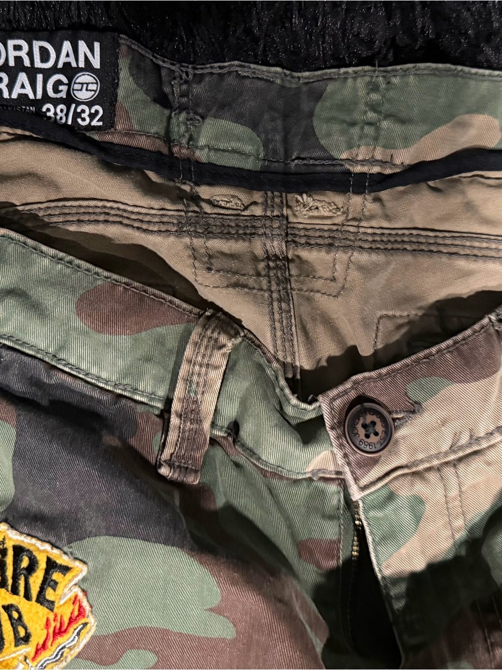Jordan Craig Men's Camo Cargo Pants - Green/Brown